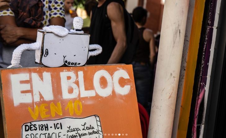 Collage En Bloc Festival par Vie, variante 1.